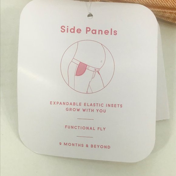 Isabel Maternity Ingrid/Isabel Women's Size 12 Side Panel Brown Carpenter Short - Picture 3 of 16